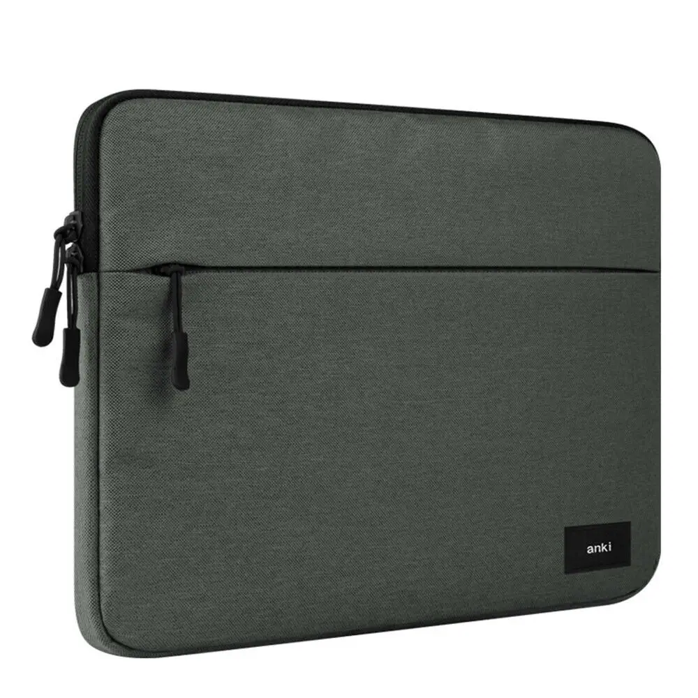 Сумка для ноутбука 15,6 13 11 для Xiaomi Mi Asus Dell hp lenovo MacBook Air Pro 13 защитный чехол для ноутбука 11 13 15,4 - Цвет: Deep Gray