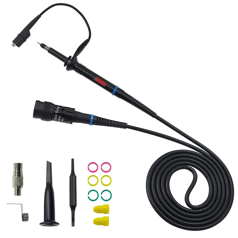 

2Pcs P2100 DC-100MHz Oscilloscope Probe for Tektronix HP X1/X10 P2100 BNC Test Lead Kit