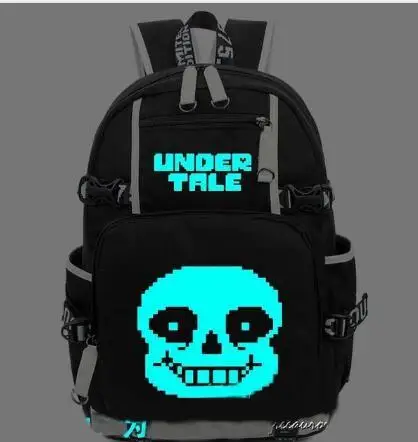Аниме Undertable San Рюкзак Сумки для книг USB порт сумки для ноутбука школы путешествия девочек рюкзак для мальчиков подарок