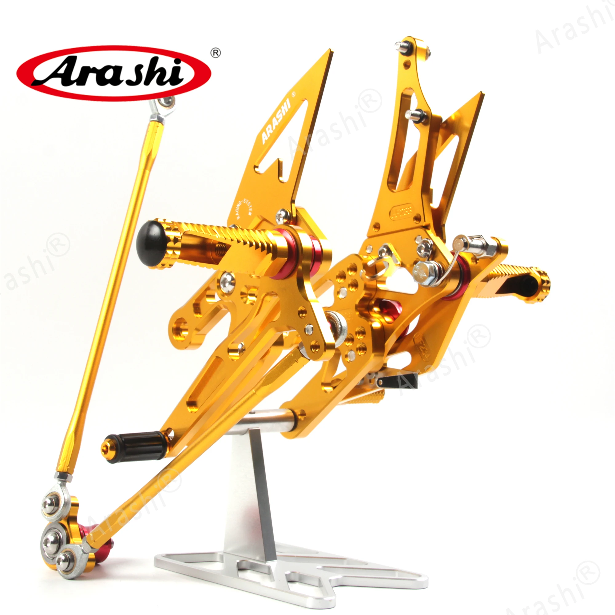 Arashi CBR600RR CNC регулируемая подножка Подножки для HONDA CBR 600 RR 2003 2006 Райдер комплект