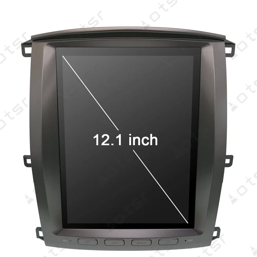 AOTSR Android 8,1 Tesla стиль HD экран Автомобильный gps навигатор для TOYOTA LAND CRUISER LC100 2003-2007 головное устройство мультимедийный плеер