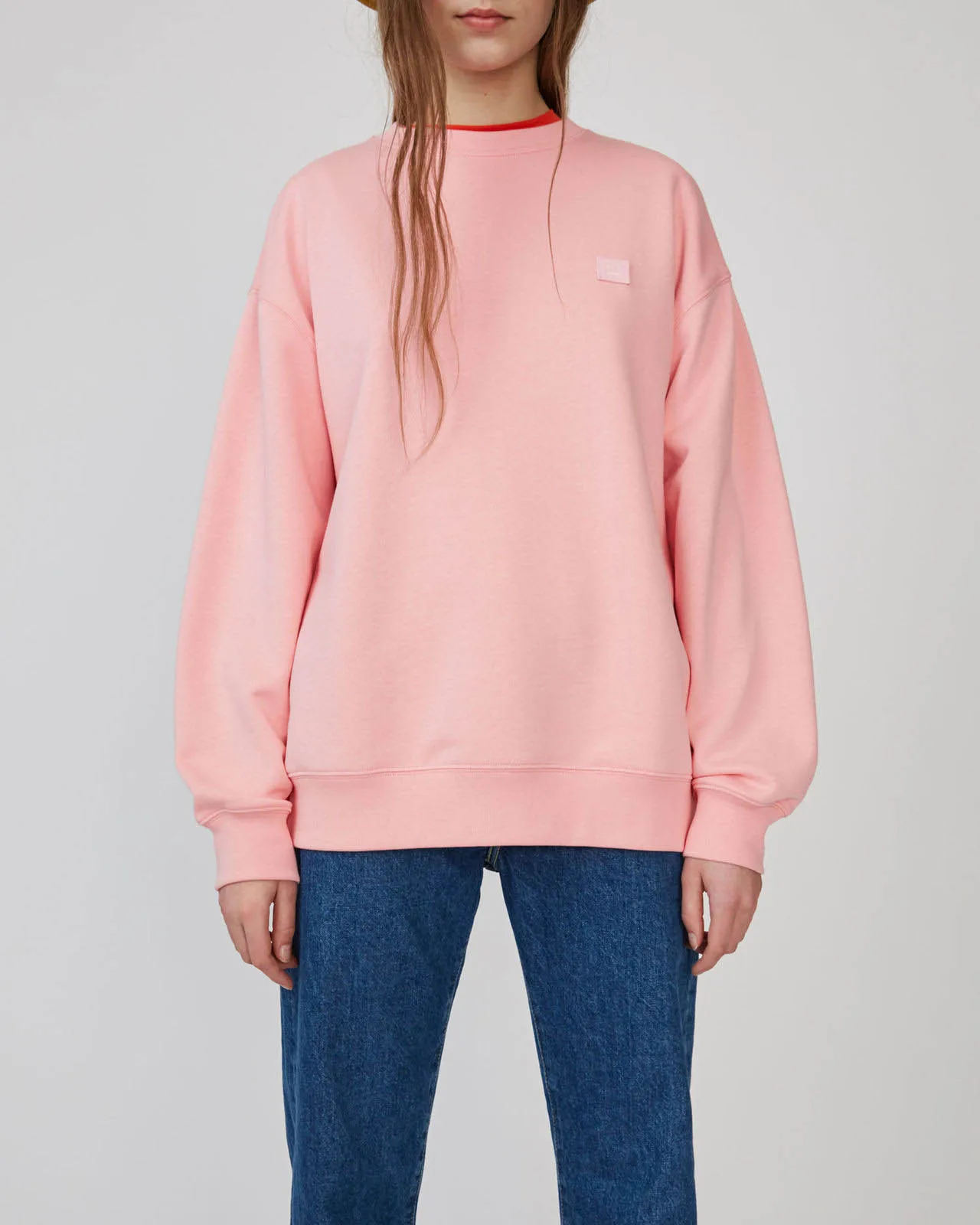 Tender pink Женская толстовка осенняя и зимняя новая плюс бархатная флисовая круглая шея Повседневная Свободная Толстовка с капюшоном - Цвет: Tender pink