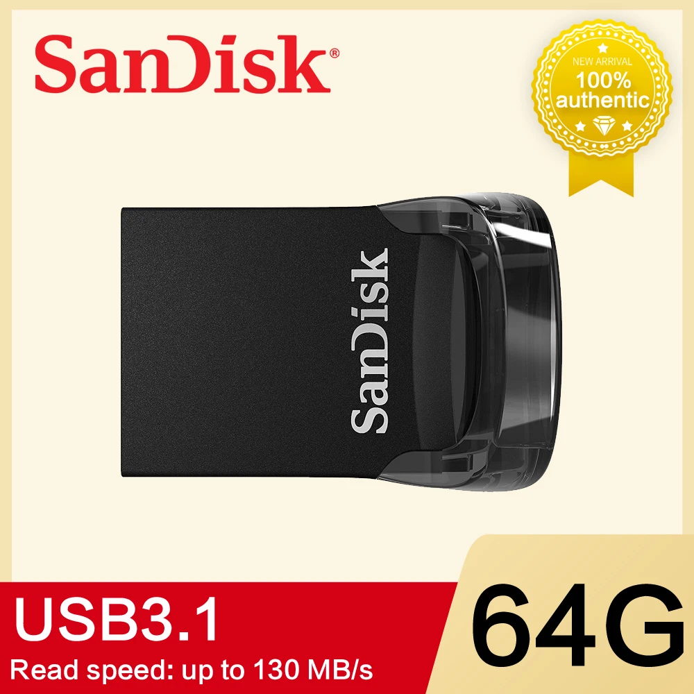 Двойной Флеш-накопитель SanDisk Новые 128 ГБ USB флэш-накопитель Ultra Dual USB3.1 диско OTG типа C USB флеш-диск Stick 130 МБ/с. 16 Гб оперативной памяти, 32 Гб встроенной памяти, 64 ГБ флэш-накопитель