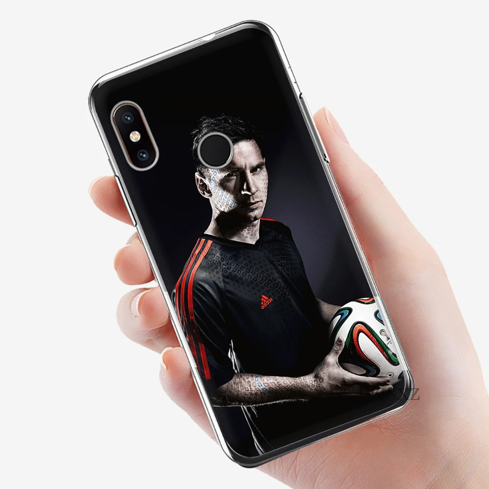 Мобильный чехол для телефона для Xiaomi Redmi Note 4 4X3, 5, 6, 7 Pro 5A твёрдая обложка защиты Футбол Лионель Leo 10