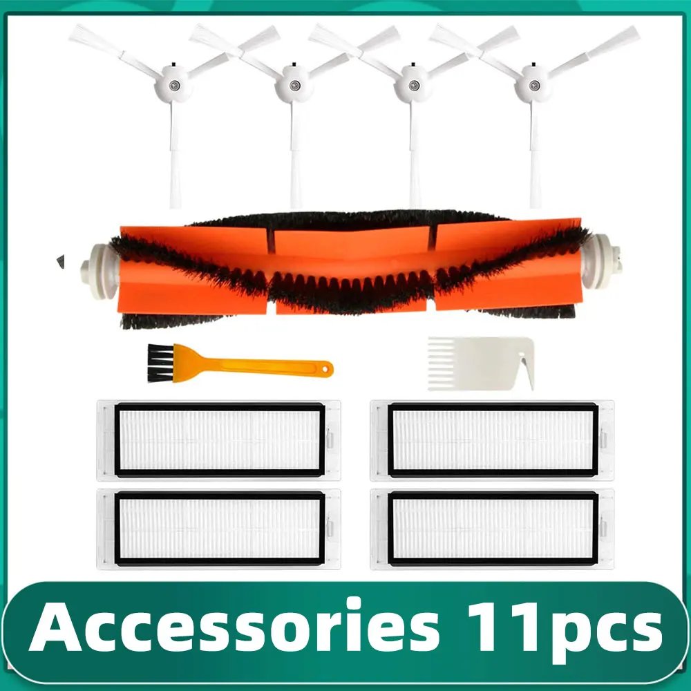 Compatibel Voor Xiaomi Robot Vacuüm S12 T12 B106gl Vervangende Onderdelen Hoofdzijborstel Hepa Filter Mop Pad Hoes Accessoires  6