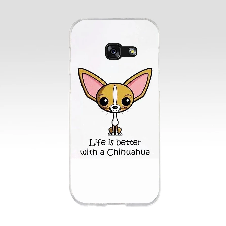 180FG I Love My Chihuahua Dog Мягкий Силиконовый ТПУ чехол для телефона Samsung a3 2016 a5 2017 a6 plus a7 a8