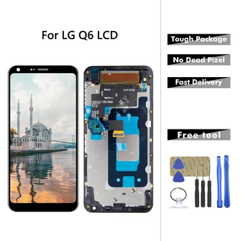 

5.5'' AMOLED LCD For LG-Q6 LG-M700 M700 M700A US700 M700H M703 M700Y LCD DIsplay + Touch Screen Digitizer Assembly With Frame