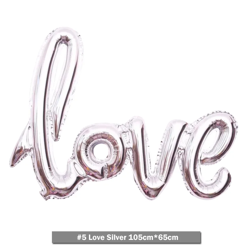 Wedding Marriage House Lovers' Day Decoration Decorative Valentine's Day Proposal Confession Aluminum Film Balloon One-piece LOV