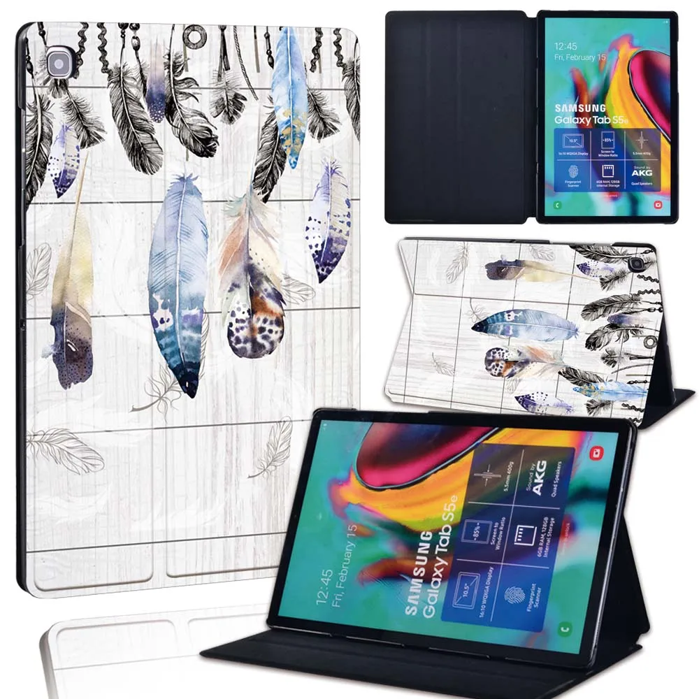 Capa de couro para tablet, para samsung