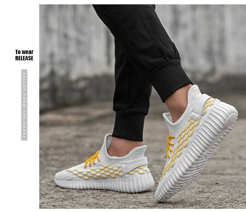 Мужские кроссовки Flyknit, большой размер 46 47, кроссовки, обувь для мужчин, комфортный светильник, спортивная обувь, мужские трендовые кроссовки, Новинка