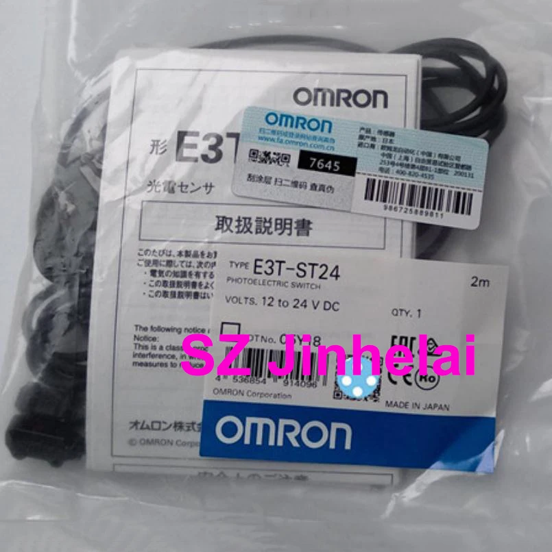 OMRON E3T-ST24 подлинный фотоэлектрический переключатель 2 м 12-24VDC