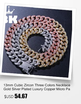 9.5mm Square Zircon Tennis Lovely Iced Out Stainless Hip Hop Mens Bling Bling Gold Silver Tennis Necklace 18inch 20inch16inch
