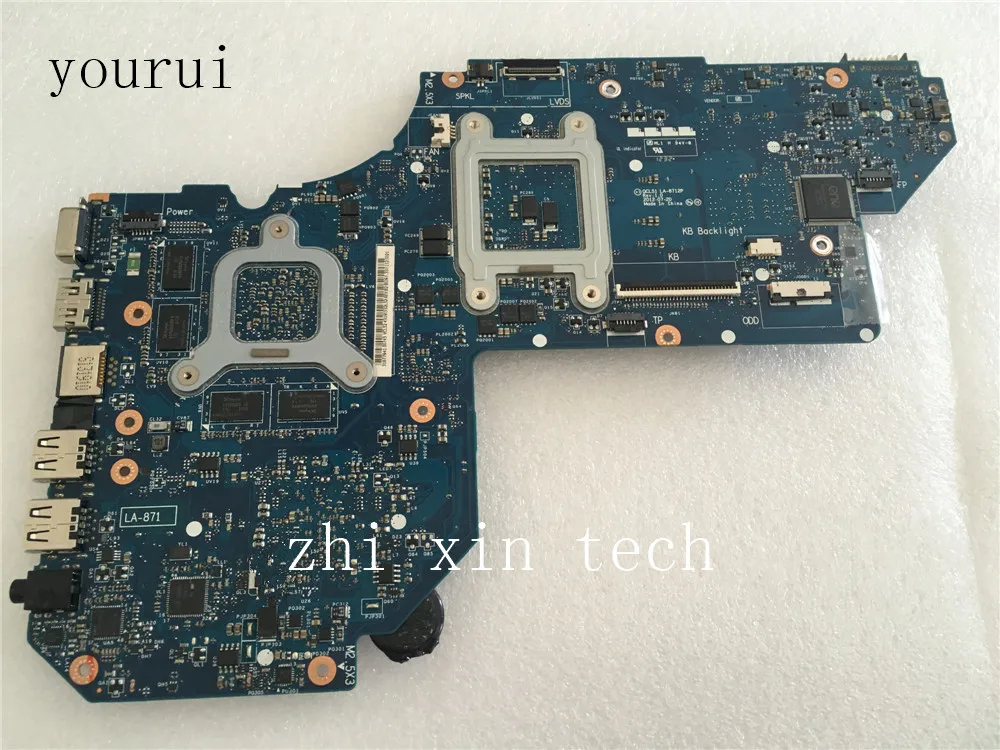 Yourui для hp M6 M6-1000 материнская плата для ноутбука 725064-501 QCL51 LA-8712P DDR3 тест ОК