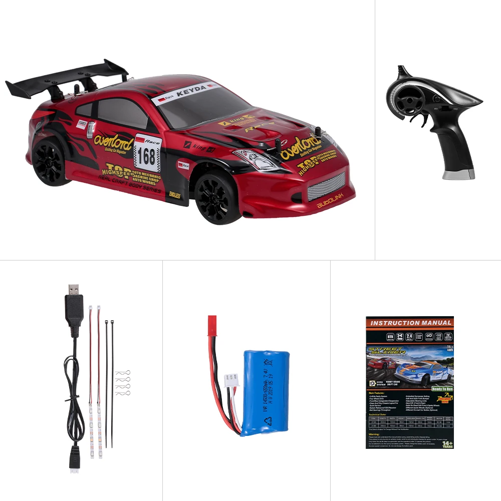 HAIBOXING 2188B 1/18 р/у автомобиль для дрифта RC автомобиль 2,4 г 4WD RC гоночный автомобиль RC спортивный гоночный Дрифт автомобиль с легким подарком для детей