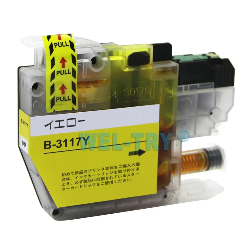 LC3117 картридж для принтера brother MFC-J6580CDW MFC-J6980CDW, полные чернила с чипами