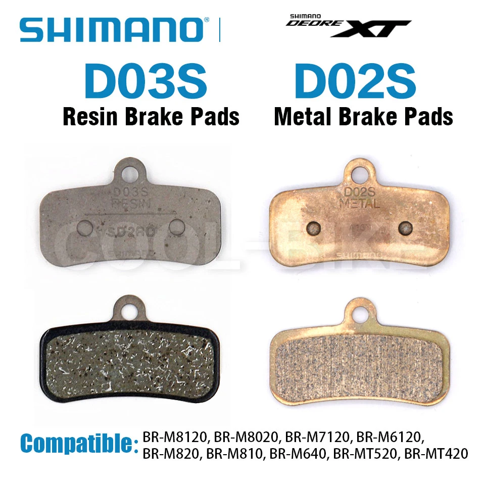 shimano disc brake pads left and right