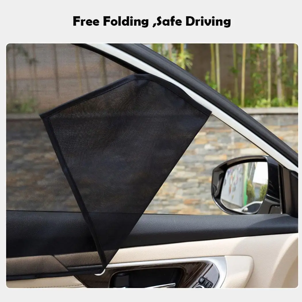 Автомобильное окно сетки занавес магнитный автомобильный козырек Солнцезащитный козырек УФ Защита для лета черный