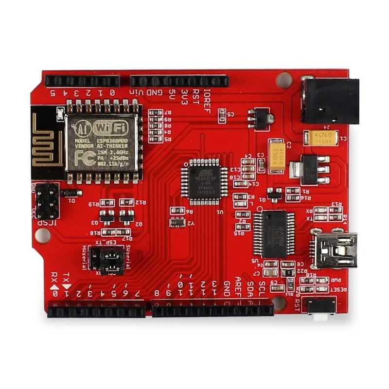 Плата Elecrow ESP8266 Wi Fi для Arduino UNO 2 в 1 макетная плата Crowduino V1.1 IOT беспроводной модуль