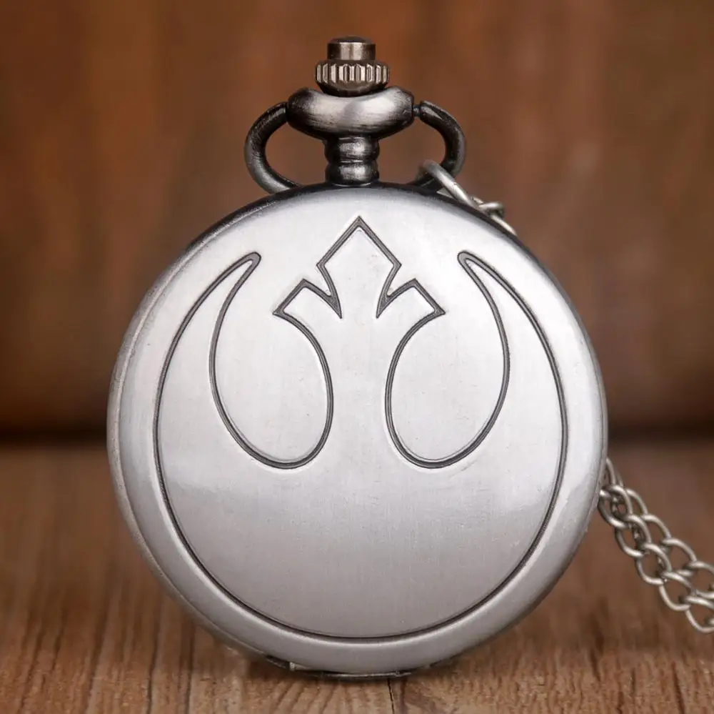 Креативная популярная Кино Тема кварцевые карманные часы цепочка Кулон Ожерелье