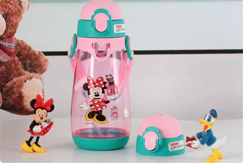 550 мл 680 мл disney Микки мультфильм детские чашки Тритан PP портативная детская соломенная чашка Мумия кормления детская бутылка для воды Детская кружка подарок