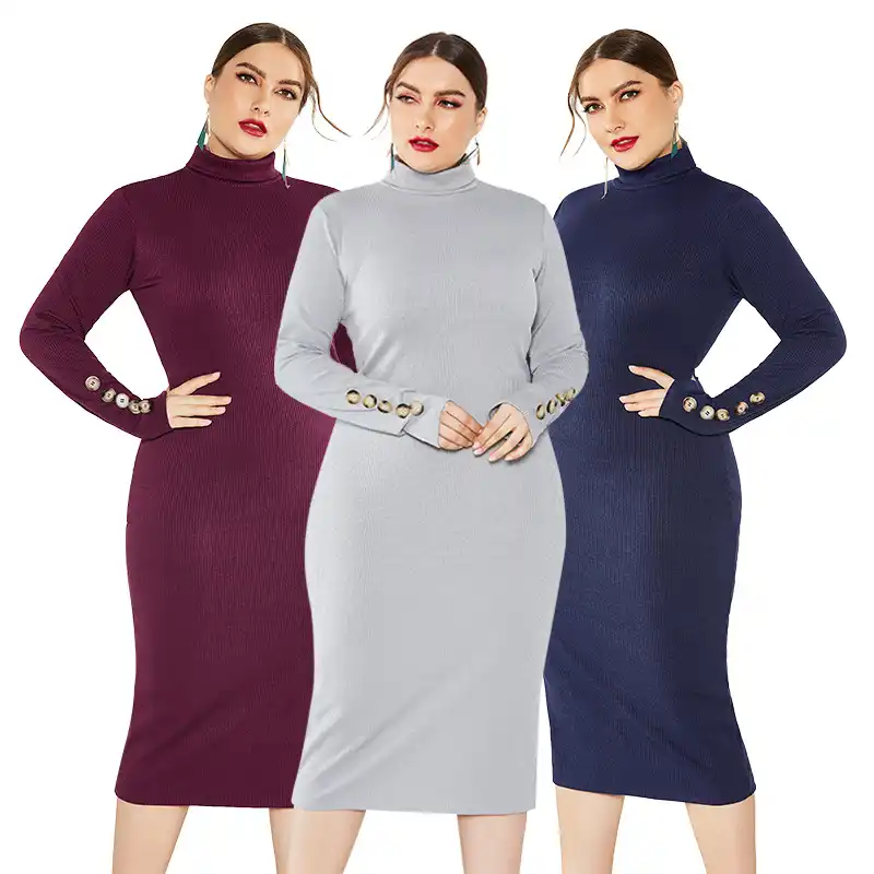 plus size maxi sweater dress