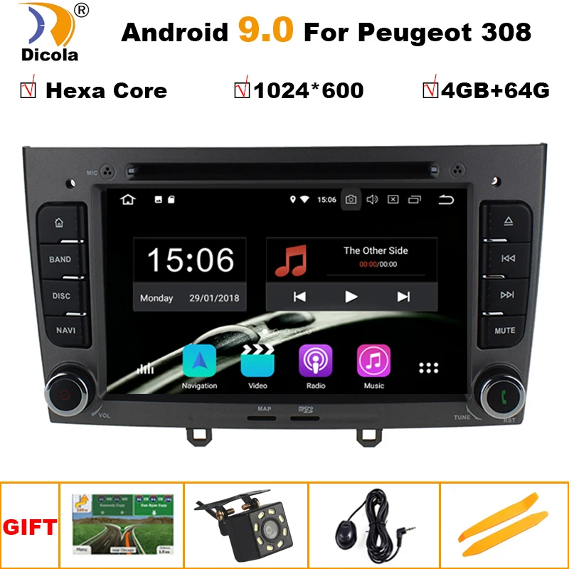 Cheap 7" IPS HD 2 Din 4G+64G Android 9 car dvd multimedia player for PEUGEOT 308 2007-2013,408 2011-2014 GPS radio WIFI BT head unit 0 Cheap 7" IPS HD 2 Din 4G+64G Android 9 car dvd multimedia player for PEUGEOT 308 2007-2013,408 2011-2014 GPS radio WIFI BT head unit 0