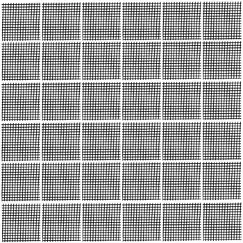 

50 Pcs 5 x 5cm Flower Pot Hole Mesh Pad Bonsai Pot Bottom Grid Mat Mesh Garden's Drainage Mesh Hole Screens
