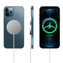 Cargador inalámbrico magnético para iPhone 12 Pro Max Mini, Cargador rápido de 15W para iPhone 11, Qi, Huawei teléfono Xiaomi