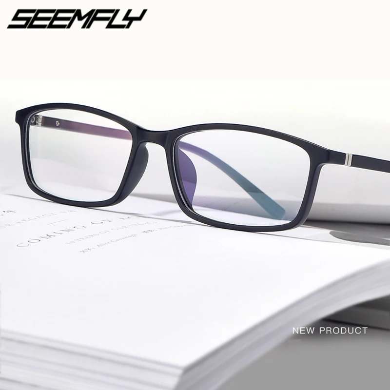 Seemfly анти голубой свет очки для чтения женщин и мужчин пресбиопические очки женские мужские очки при дальнозоркости квадратные TR90 очки Новые