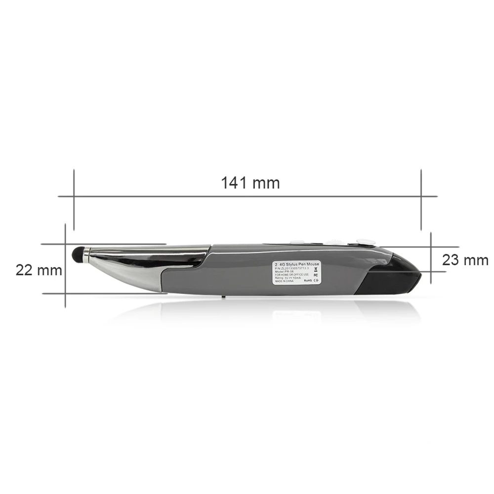 2 4G Беспроводной Ведущий Ручка Мышь USB оптическая для портативных ПК 1600 Точек на