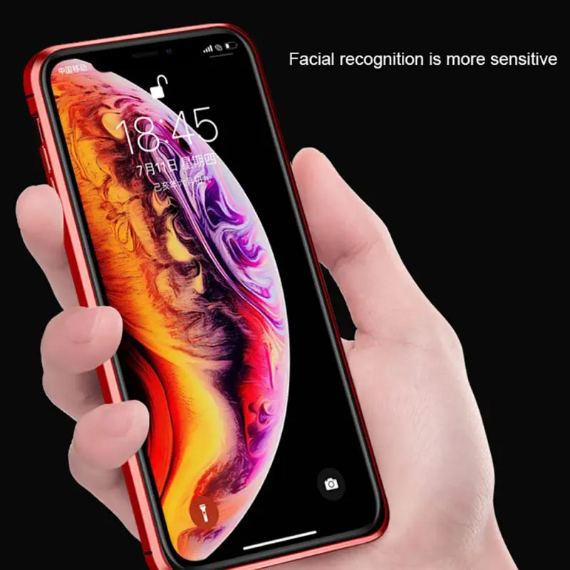 Anti-peeping Magnetic Tempered Glass Screen Protector Bumper for iPhone 7/8 Plus X/XS/XR/XS Max for iPhone 11/11Pro/11 Pro Max