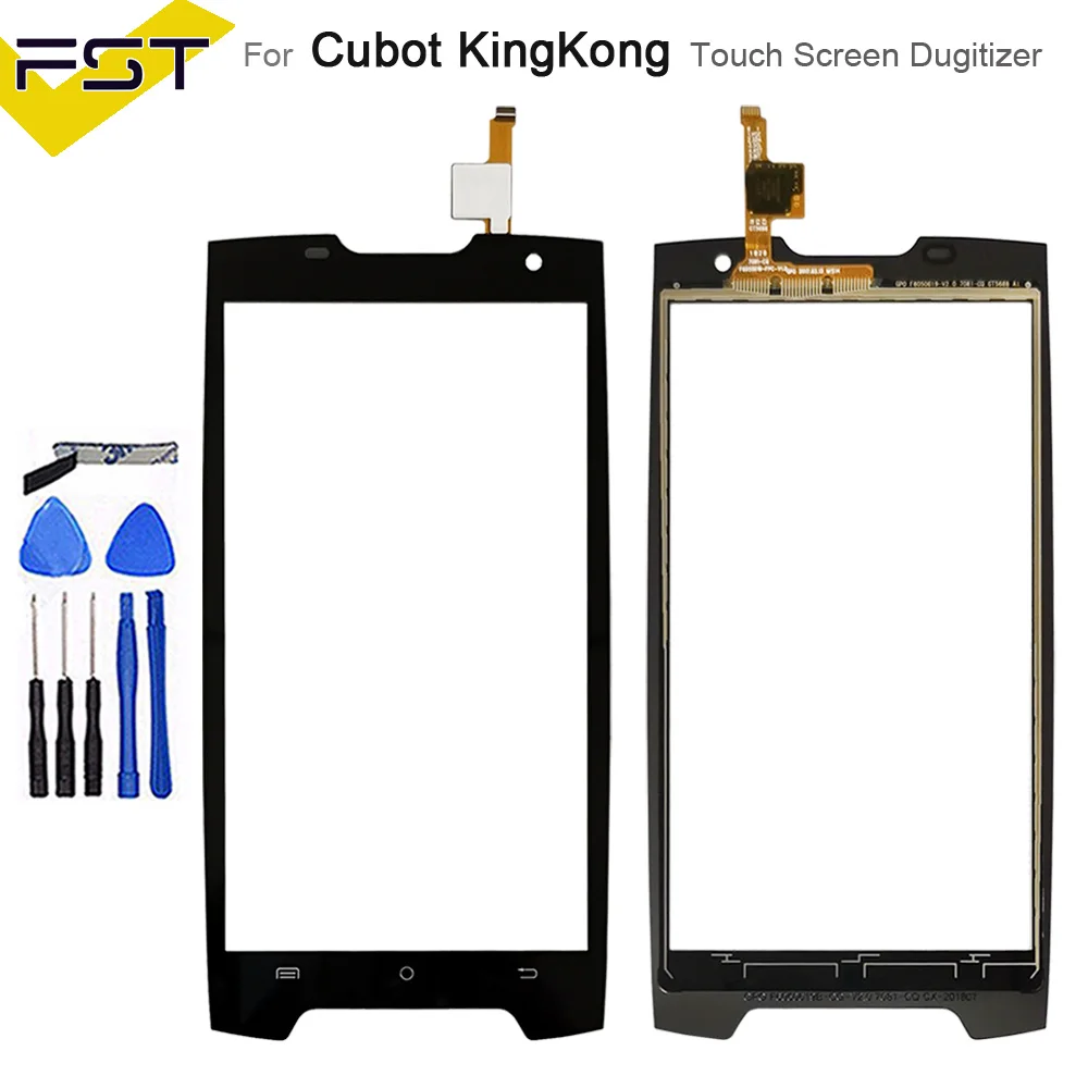 

5.0‘’For Cubot King Kong Touch Panel Touch Screen Digitizer Replacement For Cubot KingKong Glass Sensor With Tools+Adhesive