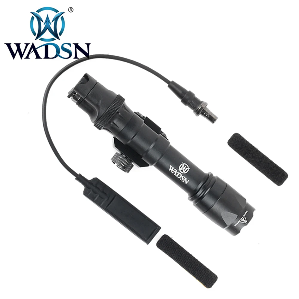 BK WADSN Surefir Airsoft M600C тактический светильник для скаута 340 люмен M600 флэш-светильник SL07 дистанционный переключатель пусковая площадка для оружия светильник s WD04015 - Цвет: BK