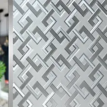 Матовые стеклянные непрозрачные Стикеры для ванной комнаты, украшения дома, авто спальня, гостиная, ширина 60 см, защита окна, длина 2 м