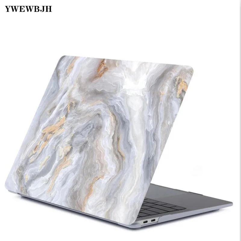 YWEWBJH Marble Laptop Case For MacBook Touch ID A1932, Air 13 A1369 Pro Retina 11 12 13 15 Pro 13.3 15.4 Touch Bar