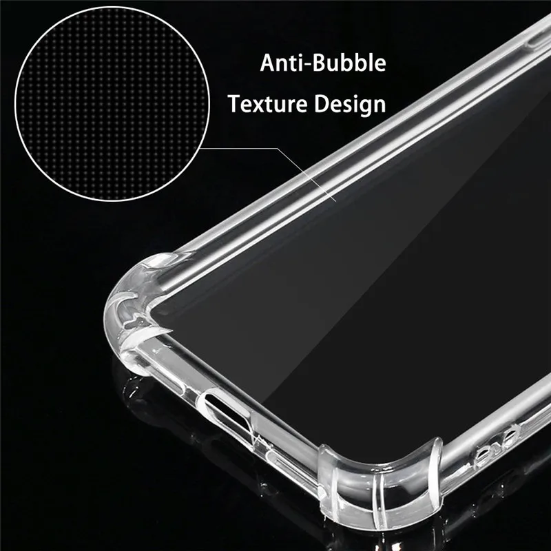 Чехол для iPhone X, 8, 7, 6, 6s Plus, 5, 5S, SE, прозрачный силиконовый бампер, прозрачный мягкий ТПУ Жесткий чехол из поликарбоната