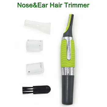 

Electric Nose&Ear Hair Trimmer Men's Temples Hair Removal Battery Razor Beard Eyebrow Clean Shaver Machine Women Face Care Tools