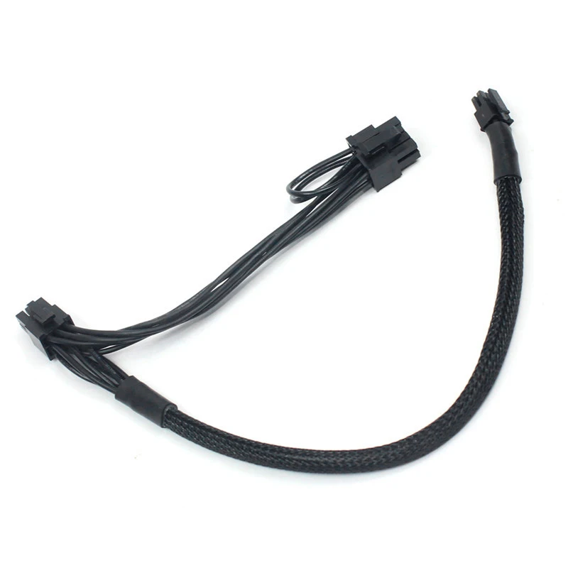 Мини 6Pin к Pci E 6 + 2Pin двойной порты видеокарта кабель питания для G5/Mac Pro| |
