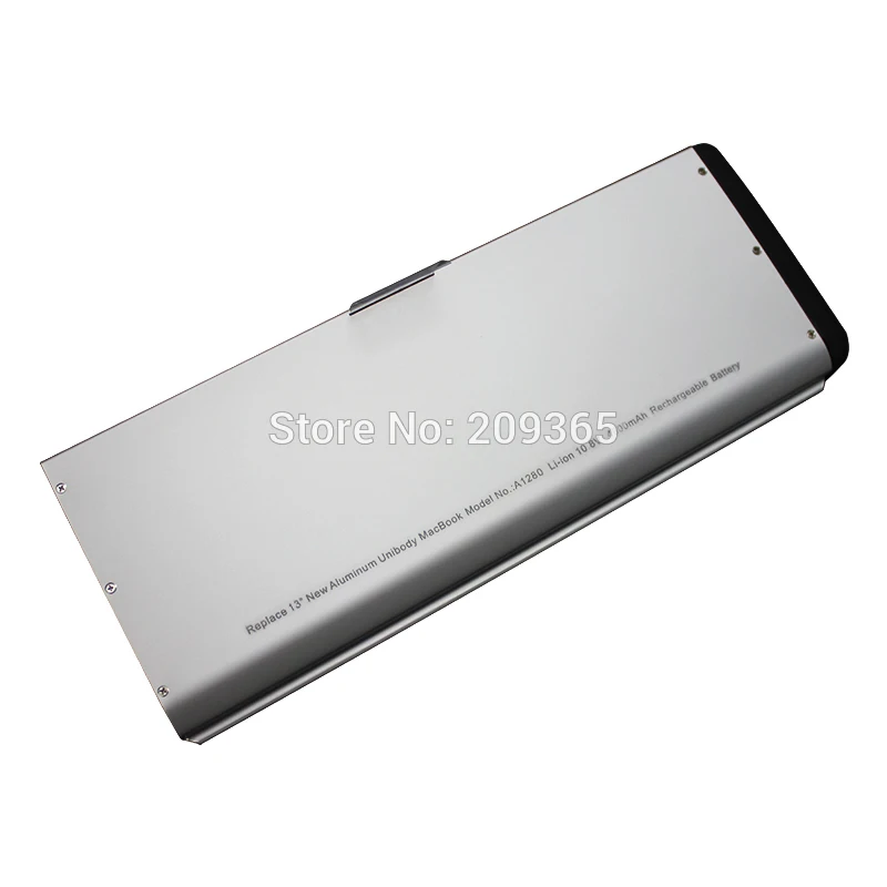 A1280 1278(2008 Версия) аккумулятор для MacBook 1" MB771LL/A алюминиевый корпус Быстрая