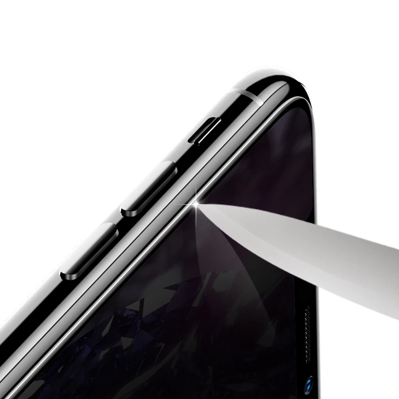 ROCK полное покрытие Антибликовая Защитная пленка для экрана, защита для iPhone X XS MAX XR Новое закаленное стекло iPhone