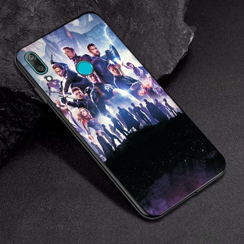 Силиконовый черный чехол из ТПУ для huawei Y9 чехол для huawei Y9 чехол для телефона Marvel Мстители чехлы для huawei Y9 Prime - Цвет: TPUBLK656