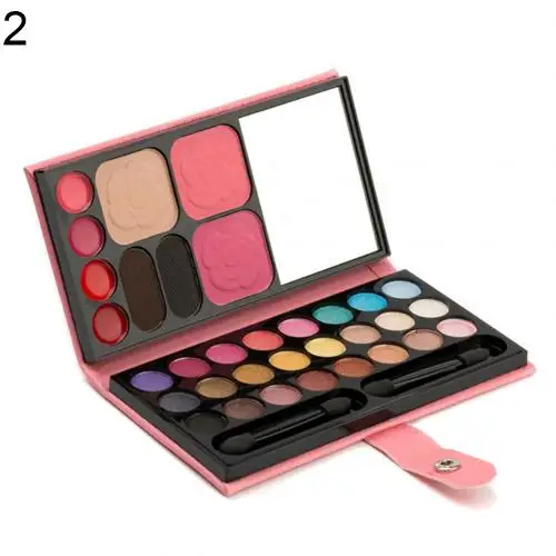 33 Colors Makeup Palette Eyeshadow Blusher Lipstick Eyebrow Powder Set Cosmetics - Цвет: 2