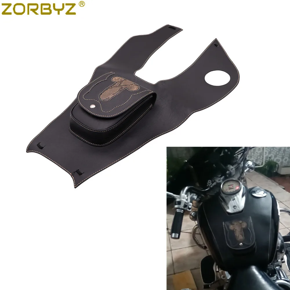 ZORBYZ мотоциклетная крышка из искусственной кожи с правой крышкой сумка для Yamaha