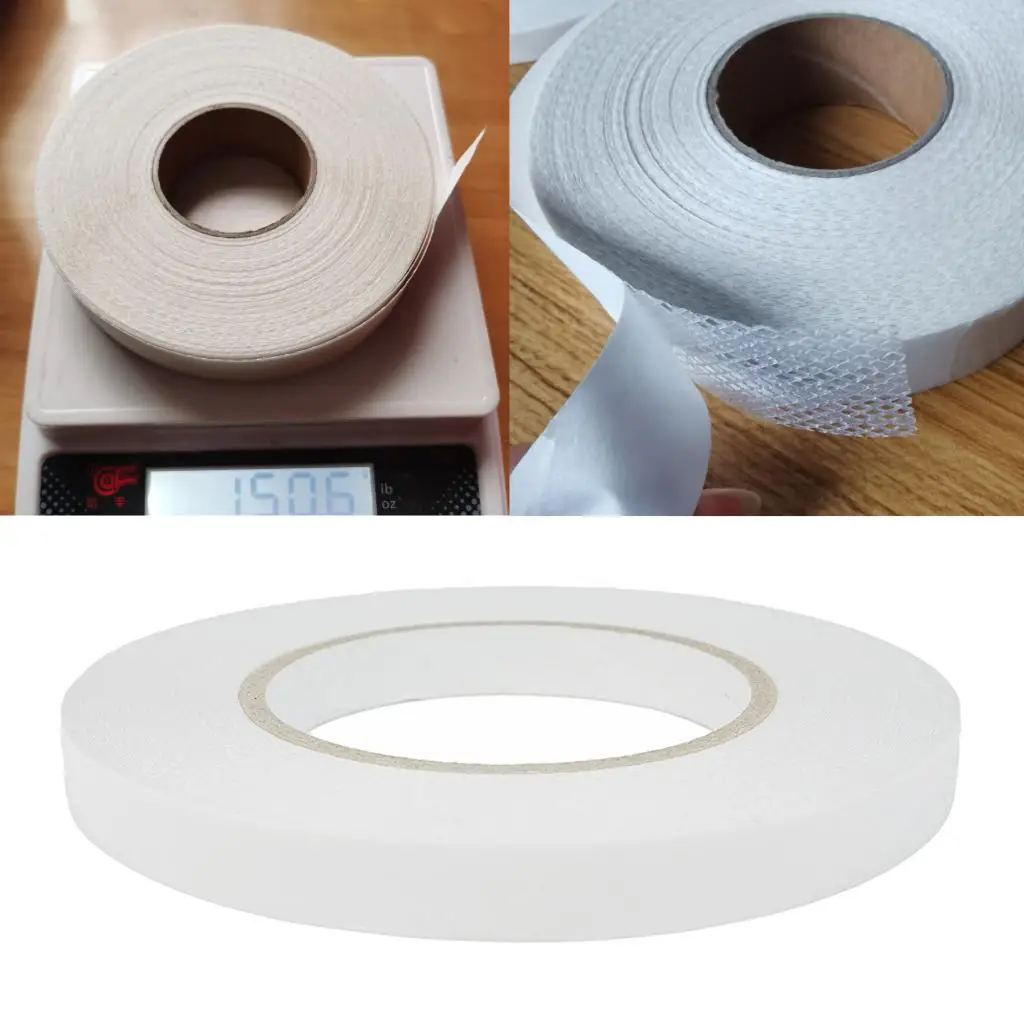Water Soluble Double Sided Adhesive Tape 50 Meters Fabric 1/1.5/2/2.5cm
