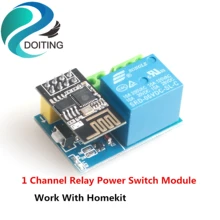 DOITING 1 канальный релейный модуль переключателя питания 5 в умный Wifi штекер переключатель дистанционного управления 10A реле работает с Google/Homekit