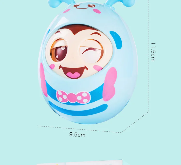 Горячая распродажа детская погремушка с героями мультфильмов Blink Bees Tumbler игрушка для детей 0-3 лет мягкая Silcone Molar игрушка