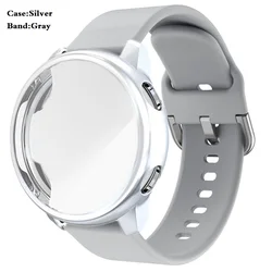 Silicone Smart Watchband Bracelet with Full Cover Case (2 - Pack) - Watch 5 40mm (10)