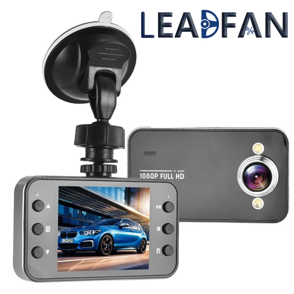 

Leadfan 1080P Full HD Screen Car DVR Camera Night Vision Dashcam Driving Recorder Car Dashboard Camera Automobile Date Recorder