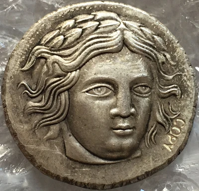 

Type:#2 Greek COPY COINS Irregular size