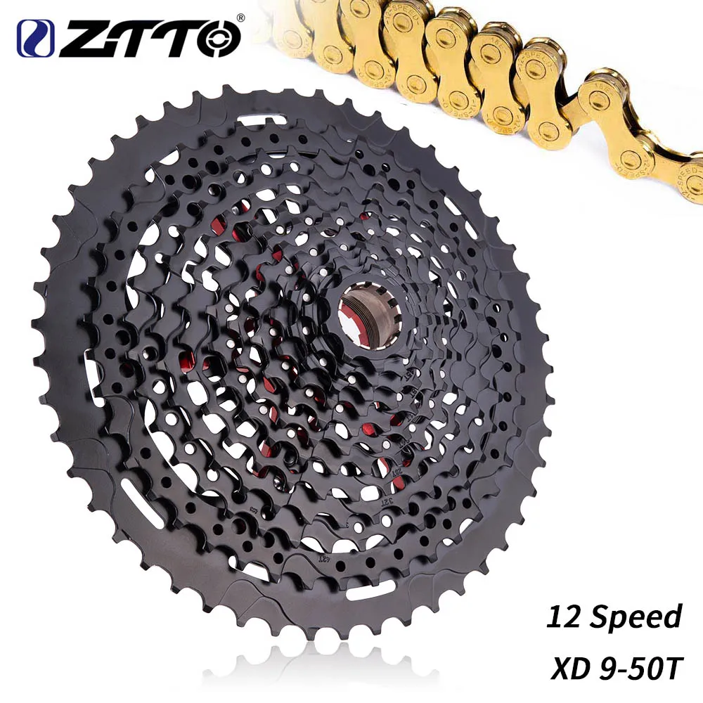 ZTTO 12 S 9T MTB Скоростей 9 50T XD велосипедная кассета черный стальной горный велосипед